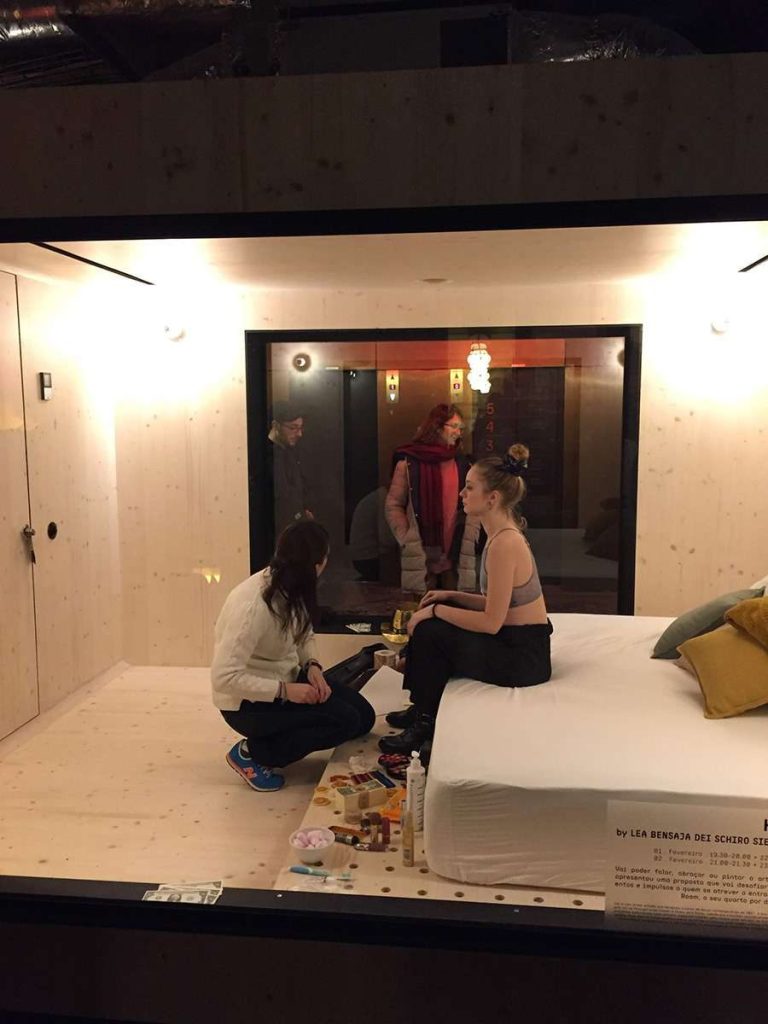 Lea Siebrecht's residency in the Free Room at ZERO Box Lodge Porto